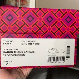 Brand new Tory Burch sandals